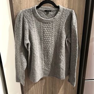 Like new! Soft gray jcrew sweater - size M